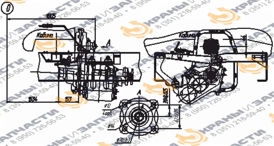 Коробка отбора мощности МП81-4201010-15