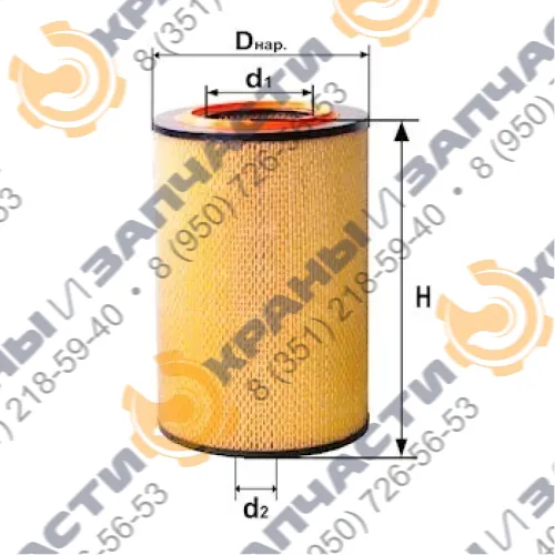 Фильтр воздушный DIFA 4303М