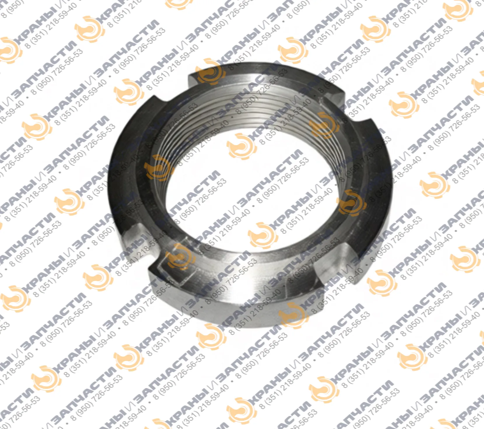 Гайка стопорная шестигранная M60×2-7H.04.019, автокрана КС-45714 