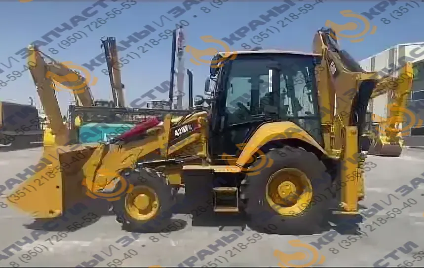 Стекло кузовное заднее правое верхнее Caterpillar 428f2, 432f2, 434f2, 444f2 2017