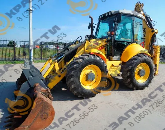 Стекло кузовное заднее левое треугольник (закаленное) 85801631 для экскаватора-погрузчика New Holland LB115