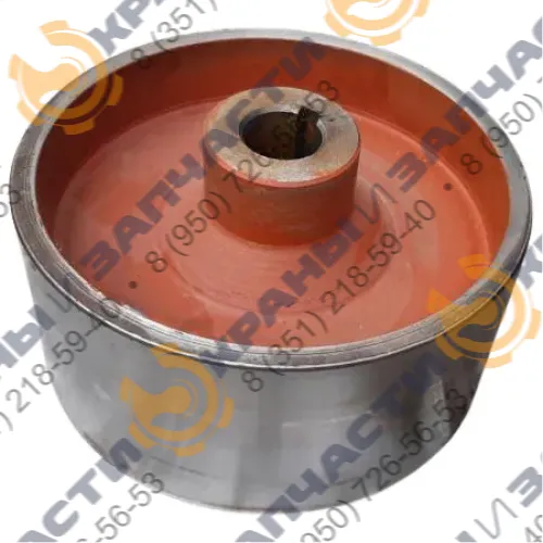 Тормозной барабан (шкив) d.400 крана башенного КБМ-401ПА Ржевский крановый завод