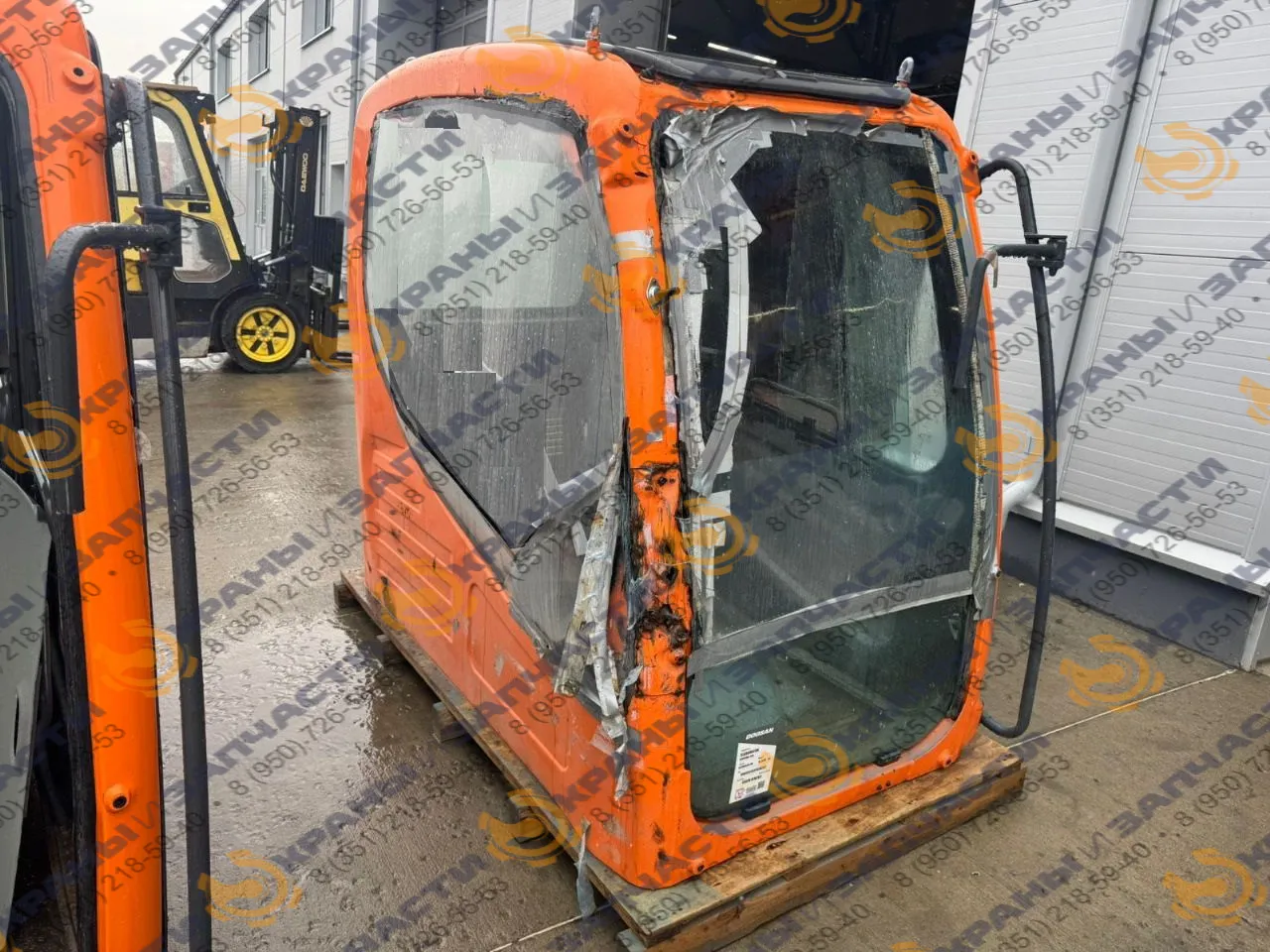 Стекло правое экскаватора Doosan DX190, 225, 300NLCV