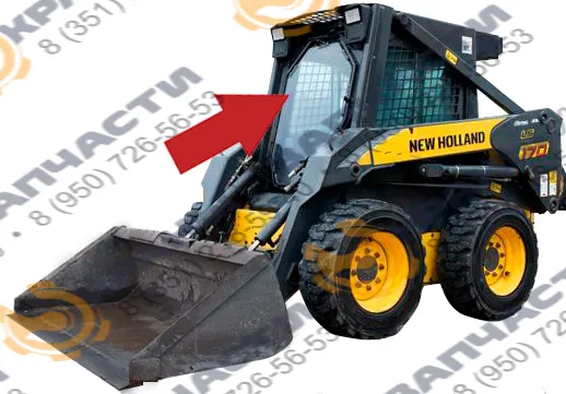 Стекло лобовое (триплекс)  New Holland LS170