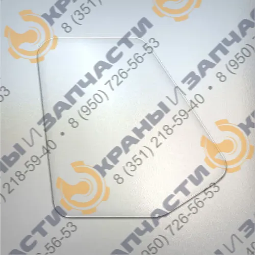 Стекло двери нижнее 45Т-6708021 (459х445) на трактор УК ЮМЗ 