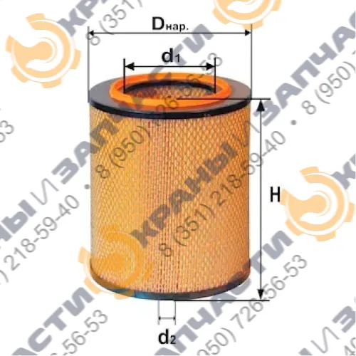 Фильтр воздушный DIFA 4314M