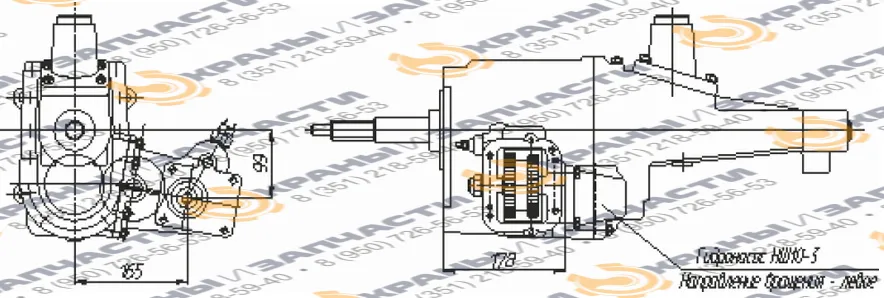 Коробка отбора мощности МП82-4202010-20