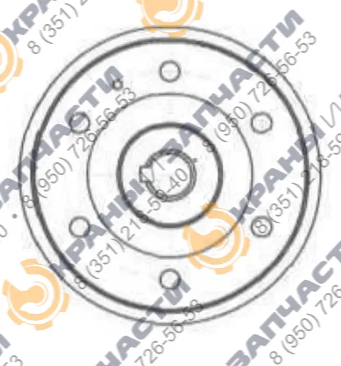 Шкив тормозной 260.3-19100 D 200 механизма передвижения козлового крана ККУ-10 