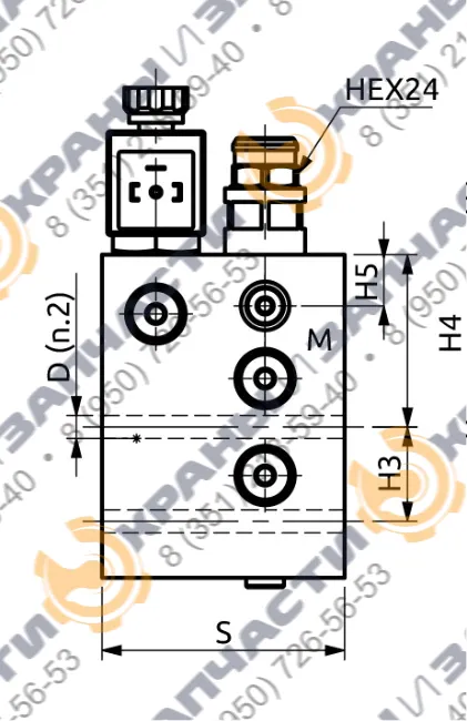 Клапан EV-4600 B070360.01.00 - чертеж 3