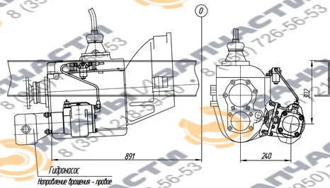 Коробка отбора мощности МП69-4202010-20