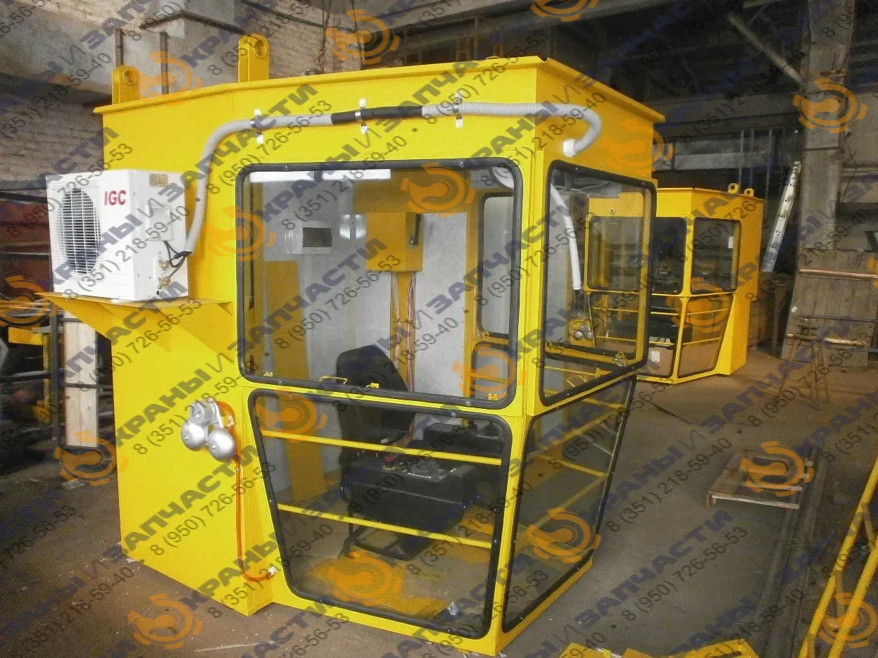 Стекло кабины мостового, грейферного крана 3т, 5т, 10т, 15 тонн, размер крана 800х643
