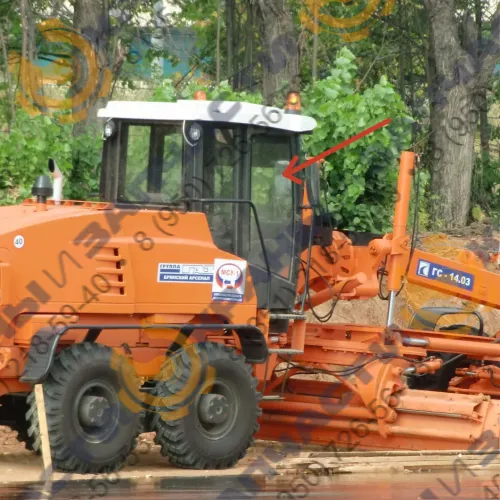 Стекло КУ51.11.001 двери от автогрейдера ГС-14.03