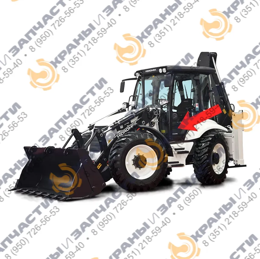 Стекло нижнее на левую дверь Hidromek HMK102S, HMK102b