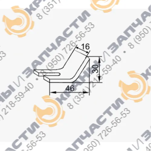 Контакт неподвижный КТПВ 624, КПВ 604