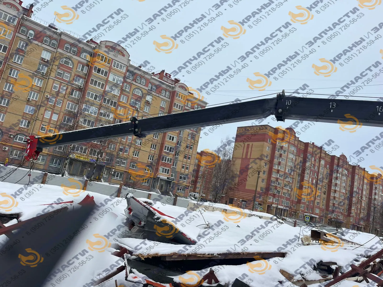 Секция стрелы третья  автокрана Клинцы КС-55713-5К-3  25 тонн 