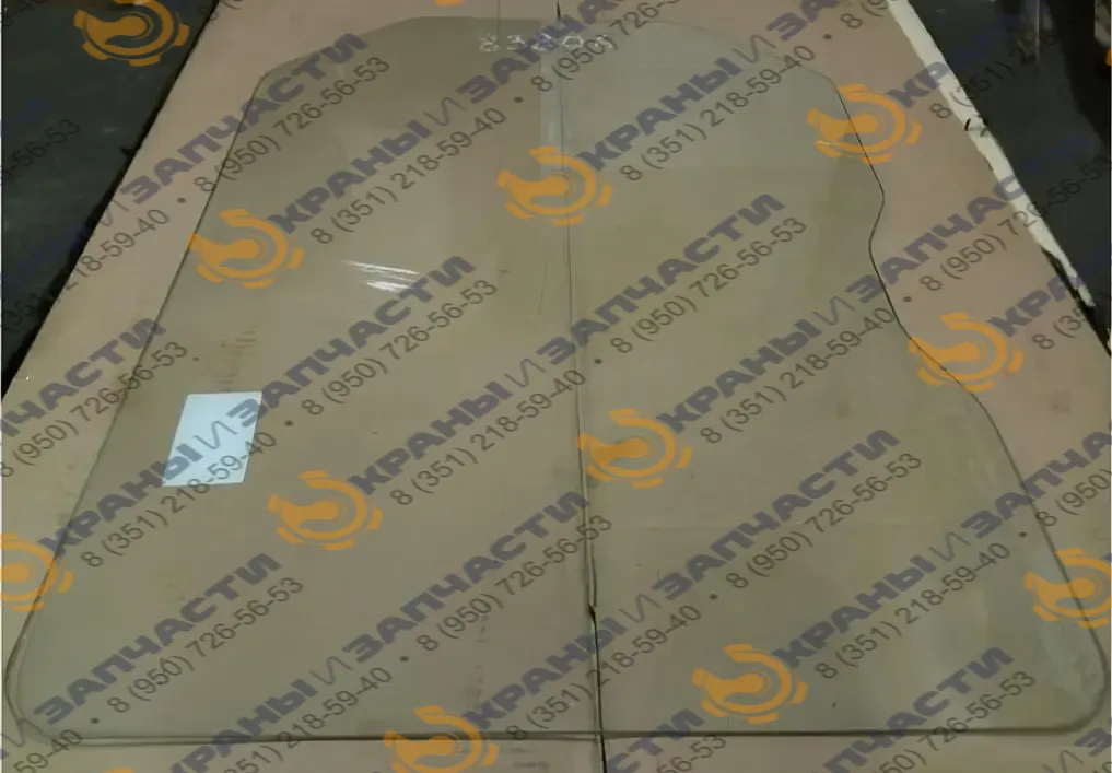 Стекло лобовое (закаленное) для мини-погрузчика Mustang 2054