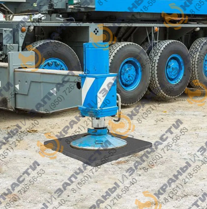 Прямоугольная подкладочная плита под выносные опоры крана 500*500 мм