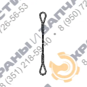 Строп канатный петлевой УСК1 (СКП) 16.5 мм 2.5 тонн