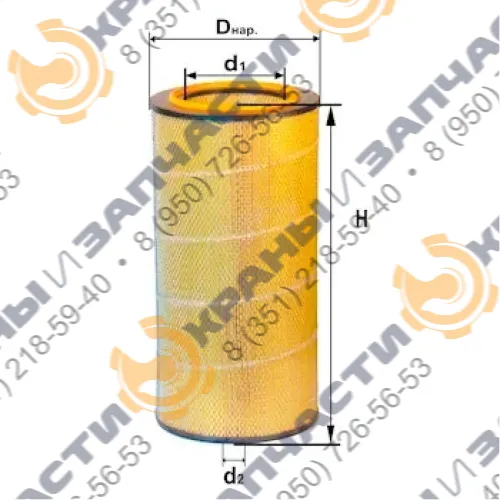 Фильтр воздушный DIFA 4355MK