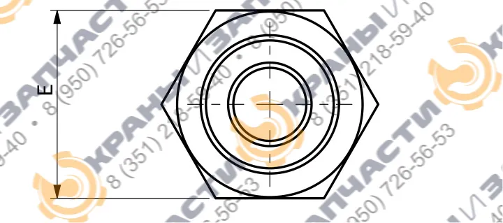 Клапан одностороннего действия A120800.02.00 HBS - чертеж 3