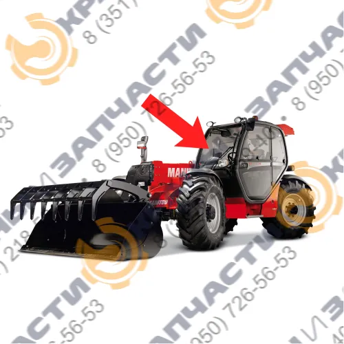 Стекло лобовое (закаленное) для погрузчика телескопического Manitou MLTX735LSV