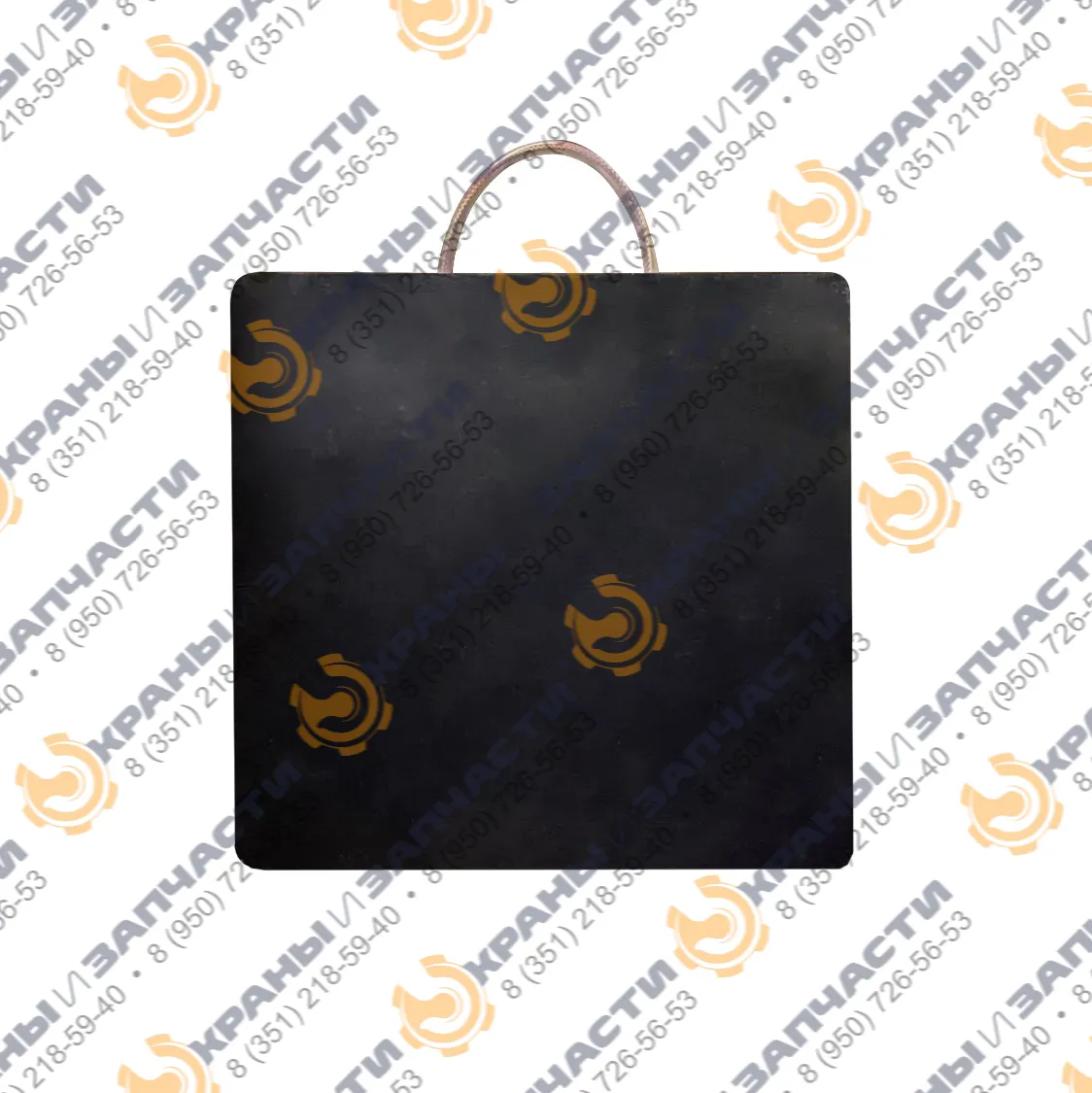 Прямоугольная подкладка под аутригеры/опоры (Подпятник, Подушка) 600х600 для автокрана