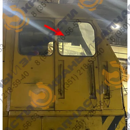 Стекло двери 35-170.500-004 ж/д крана КДЭ, КЖ, КЖДЭ