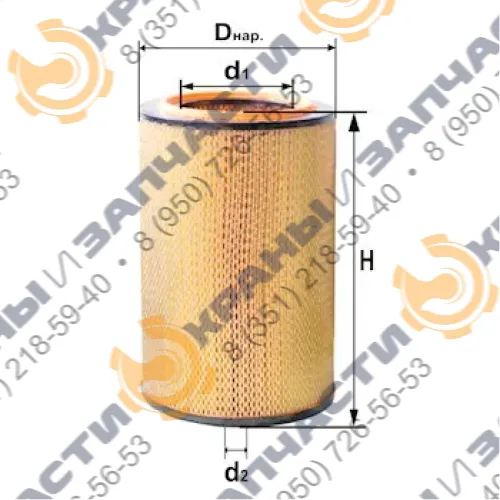 Фильтр воздушный DIFA 4318М