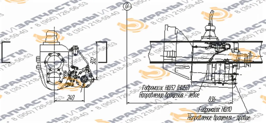 Коробка отбора мощности МП69-4202010-30