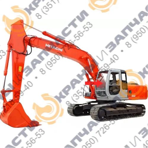 Стекло лобовое верхнее (триплекс) для экскаватора Hitachi EX100, 120, 200, 300-5