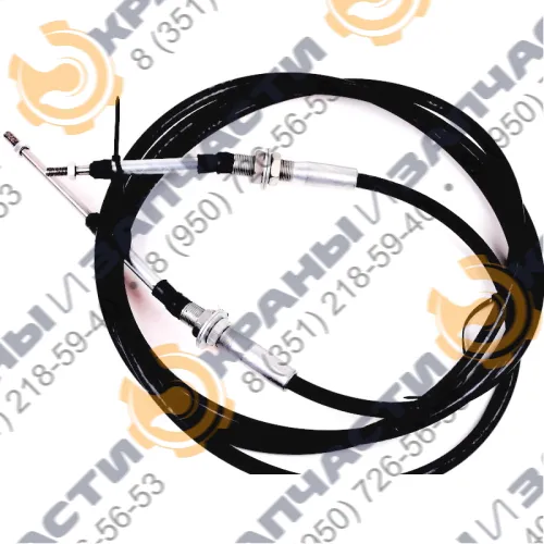 Трос стояночного тормоза правый Claas и управления гидросистемой ГСТ 100.М6322.06000 на кормоуборочный комбайн ДОН 1500, 680, NIVA, КЗС-10 ПАЛЕССЕ GS10, КЗС-1218 ПАЛЕССЕ GS12, КЗС-812 ПАЛЕССЕ GS812, КЗС-812С ПАЛЕССЕ GS812С