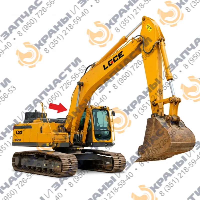 Стекло 11211185 заднее экскаватора SDLG E6210F, закаленное