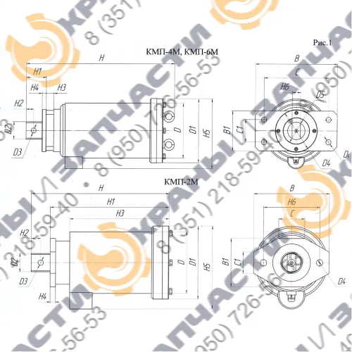 Катушка электромагнита КМП-4А(М) 220В ПВ40%