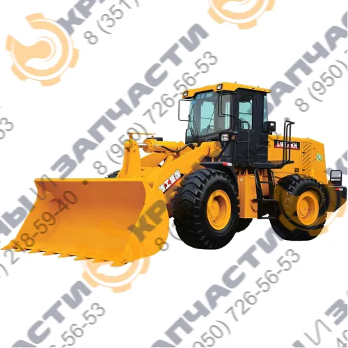 Стекло дверное левое верхние (закаленное) для погрузчика фронтального Хcmg LW500kn