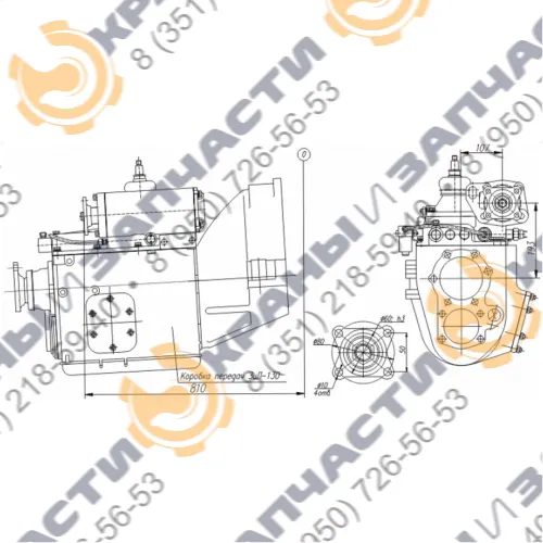 Коробка отбора мощности МП71-4215010-10