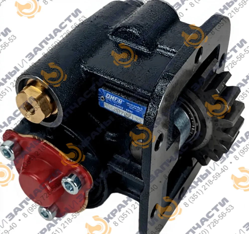 Коробка отбора мощности UNI (два выхода) для КПП КамАЗ, ГАЗ, Валдай с пневмоуправлением