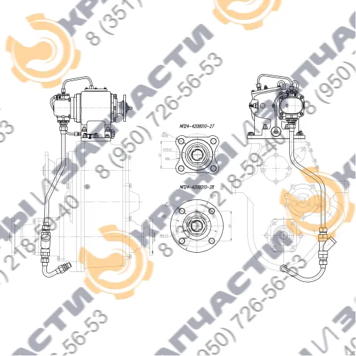 Коробка отбора мощности МП24-4208010-27