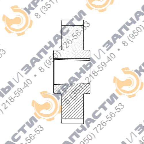 Колесо зубчатое z-35  m-10  крана КК-20/5