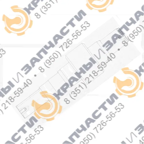 Вал-шестерня редуктора КП 057-410-001 m 16, z 12 портального крана Альбатрос