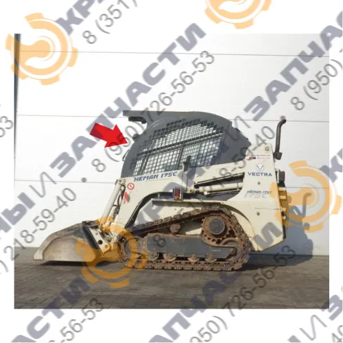 Стекло лобовое погрузчика Heman 175C 