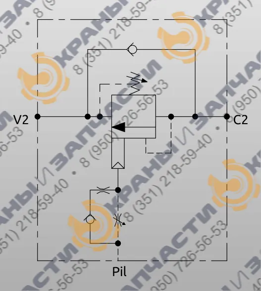 Чертеж Клапан EV636 A060461.15.00 HBS