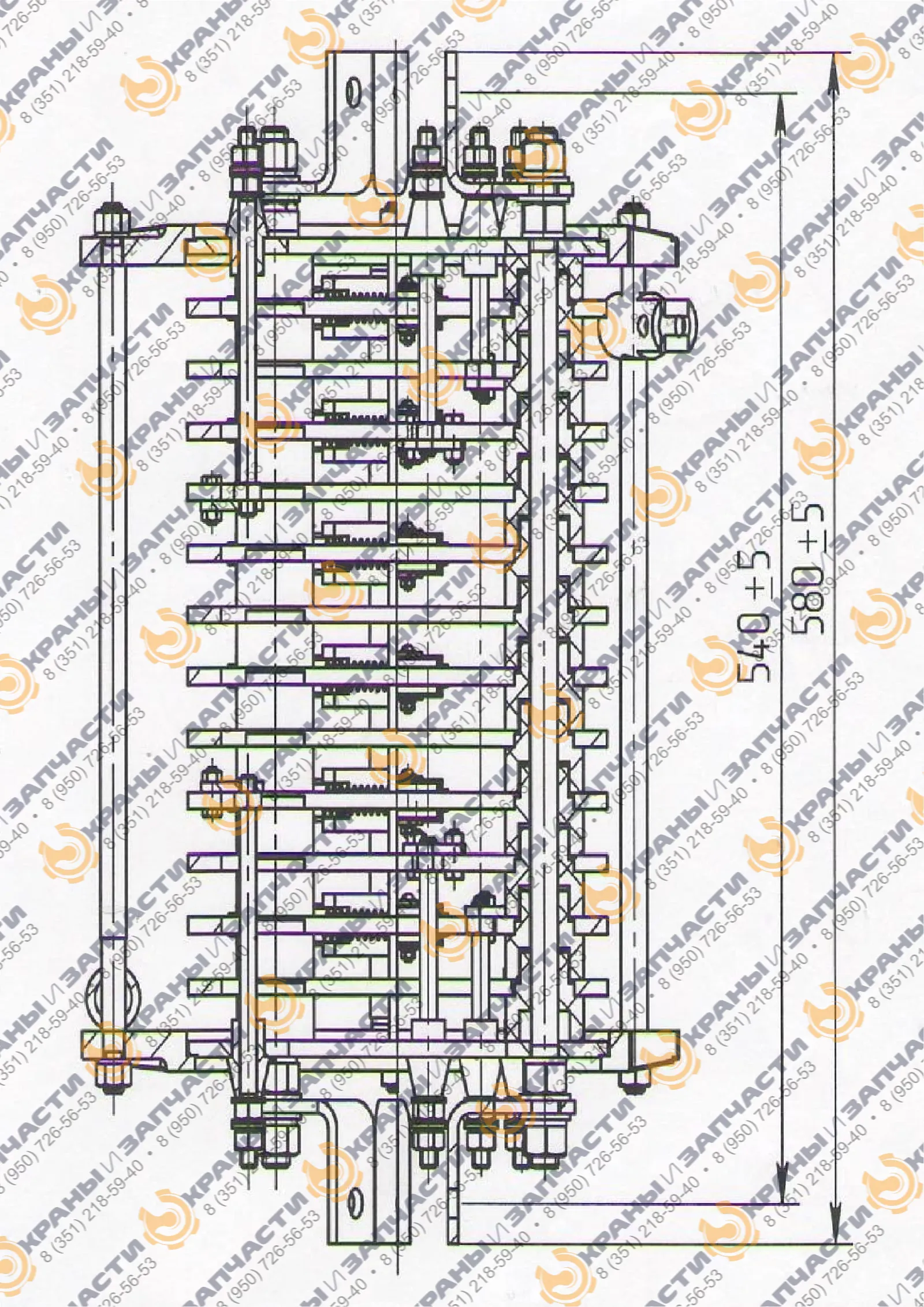 Кольцевой токоприемник к 3112 - чертеж 2