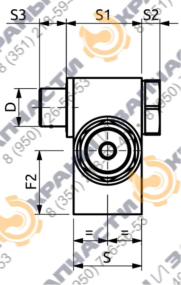 Клапан одностороннего действия B050357.02.00 HBS - чертеж 2