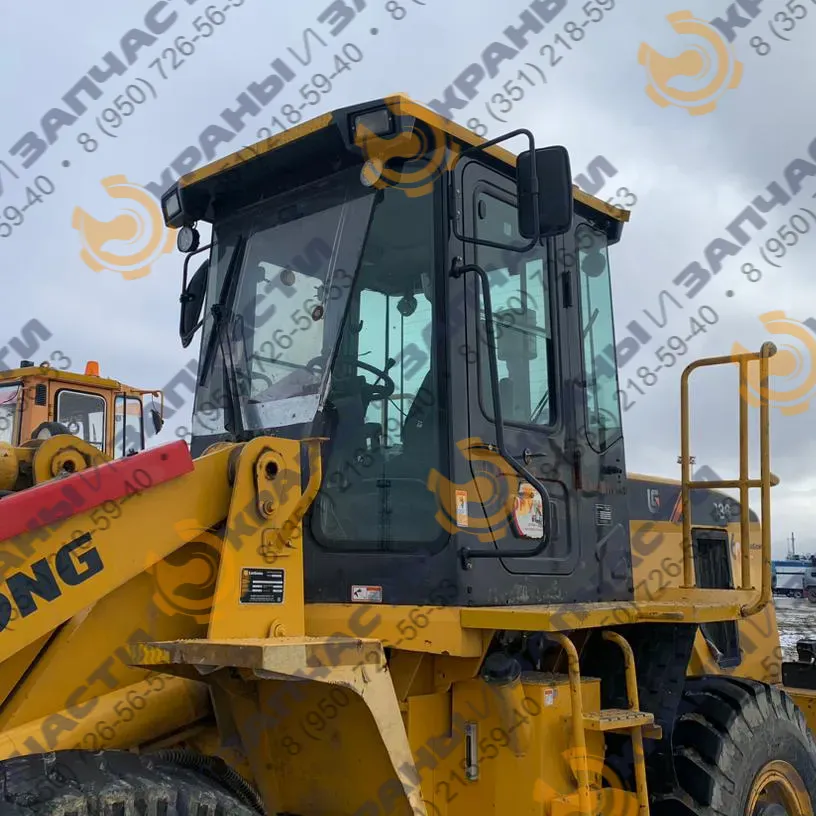 Стекло лобовое среднее (закаленное) для погрузчика фронтального LiuGong 836