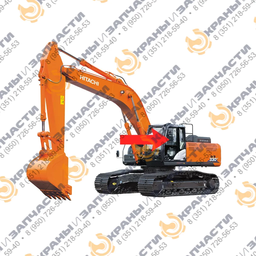 Стекло двери 4651659 для гусеничного экскаватора HITACHI ZX-330-3, ZX-240-3, ZX-200-3