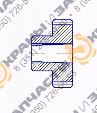 Чертеж Шестерня m=3; z=32 (ведомая) ПК-6.3.401-05