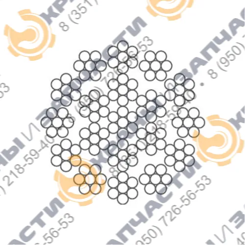 Канат светлый A4AL 19х7LR; Ø8; EN 12385-4-2000 