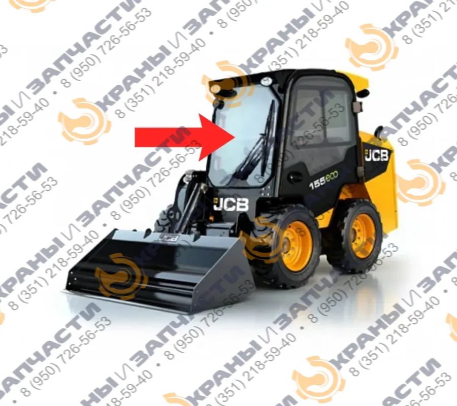 Стекло лобовое триплекс JCB EcoRobot 155/255/260 