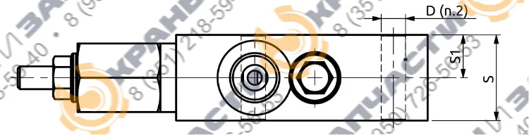 Односторонний балансировочный клапан  A060300.02.00 HBS - чертеж 3