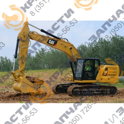 Стекло дверное нижнее левое 2018 года 4865461 для экскаватора Caterpillar 323 2018